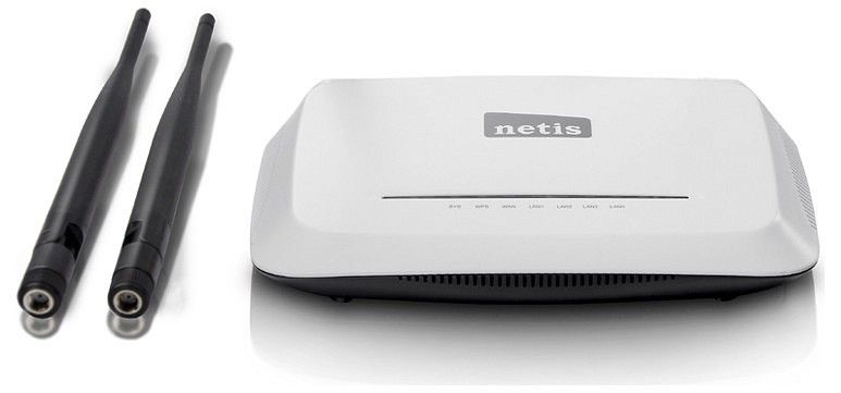 Netis WF2419D 300Mbps WIFI Router, Cserélhető antennás