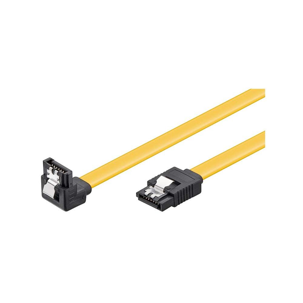 Delock SATA kábel, 6 Gbps, 70cm, 90 fokban hajlított