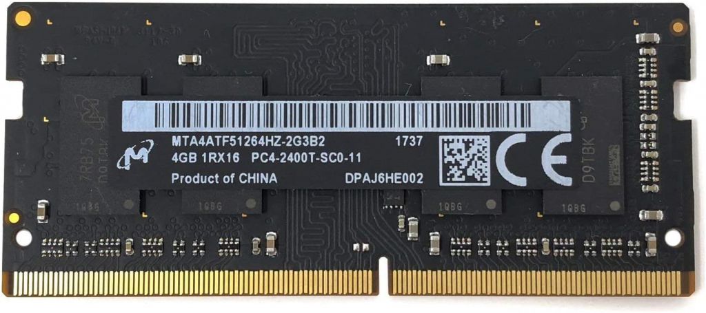 4GB DDR4 2666MHz Micron So-Dimm