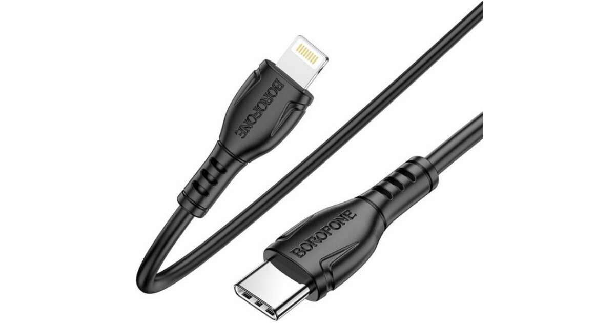 USB Type-C → Lightning kábel 1m Borofonte (12W)