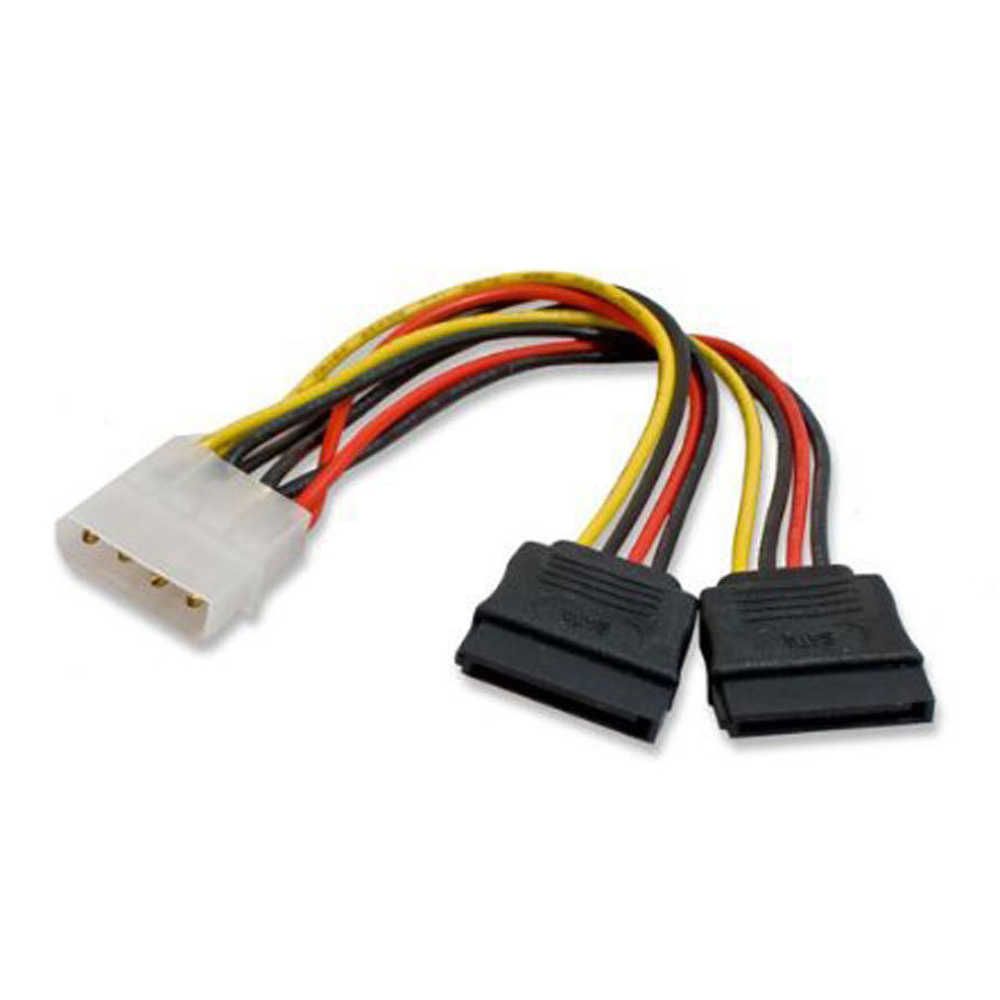 Molex → 2 x Sata táp átalakító