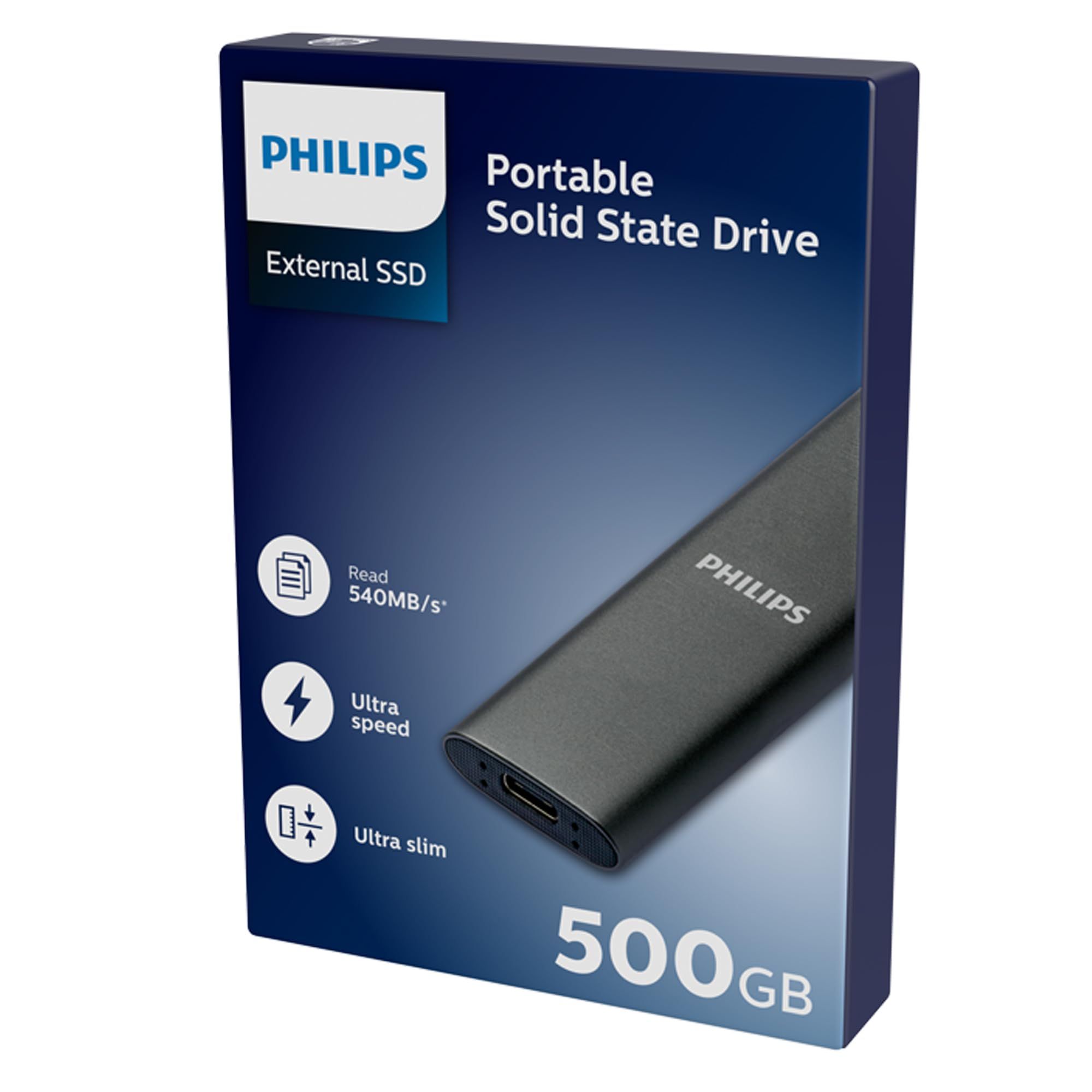 Philips Külső SSD 500 GB Ultra Speed