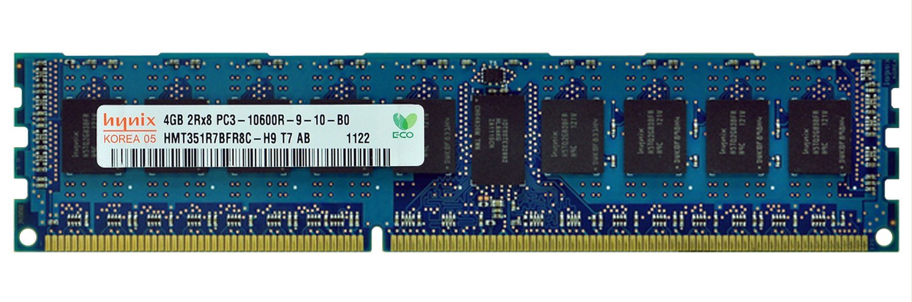 Hynix 4GB DDR3 1333MHz PC3L-10600R 1.35V ECC szerver memória