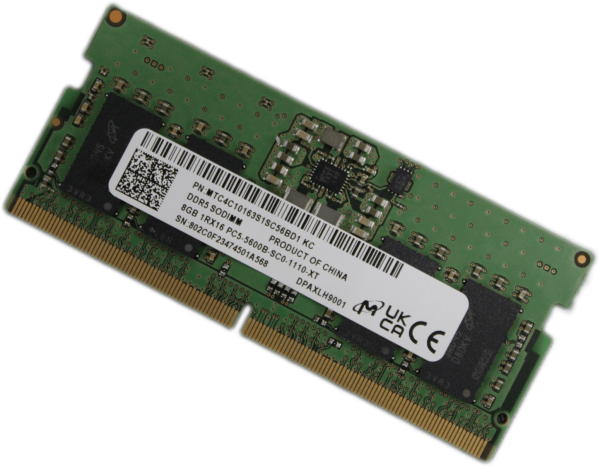 8GB DDR5 5600Mhz Micron So-Dimm