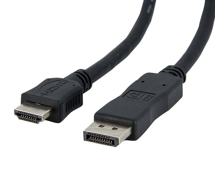 DisplayPort → HDMI kábel 1m