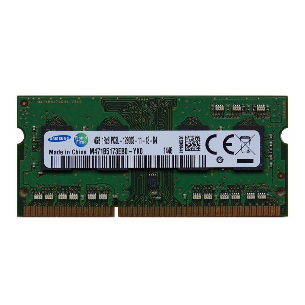 Samsung 4GB DDR3L 1600MHz PC3L-12800S SO-DIMM 1.35V memória