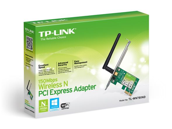 TP-LINK TL-WN781ND 150M Wireless N PCI Express Adapter