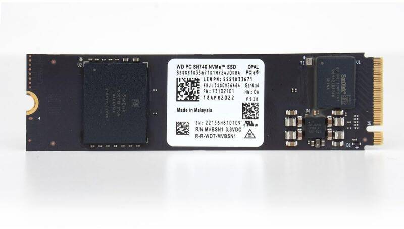 WD 512GB M.2 NVMe SSD (100/100 %, 12 nap)