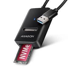 Axagon USB-A → M.2 Sata / M.2 NVMe SSD adapter
