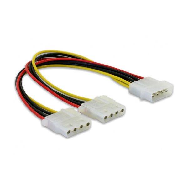 Molex Y elosztó kábel