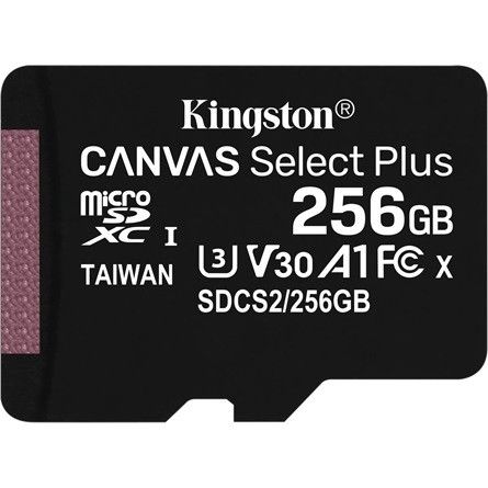 Kingston 256GB micro SD XC (UHS-I/A1/C10) + SD adapter