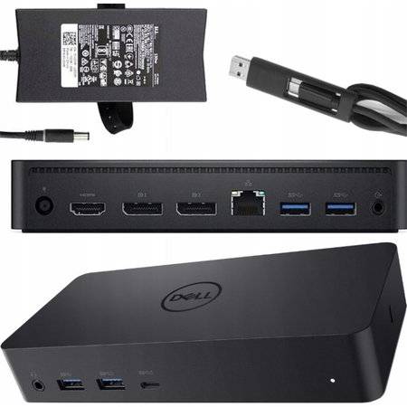 Dell D6000 univerzális dokkoló USB-C / USB-A