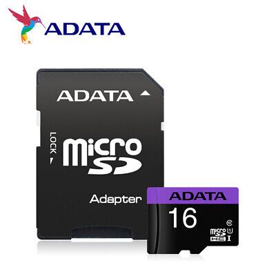 A-Data 16GB Micro SD HC kártya (UHS-1, Class10) + adapter