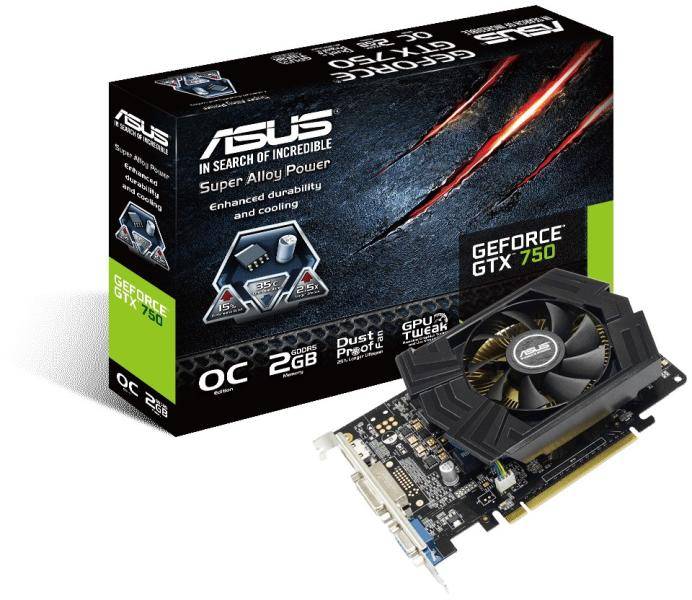 Asus GeForce GTX 750 OC 2GB GDDR5