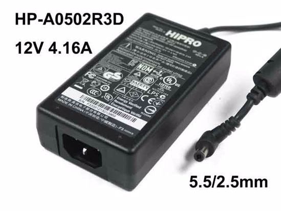 Hipro 12V 4,16A 50W adapter HP-A0502R3D
