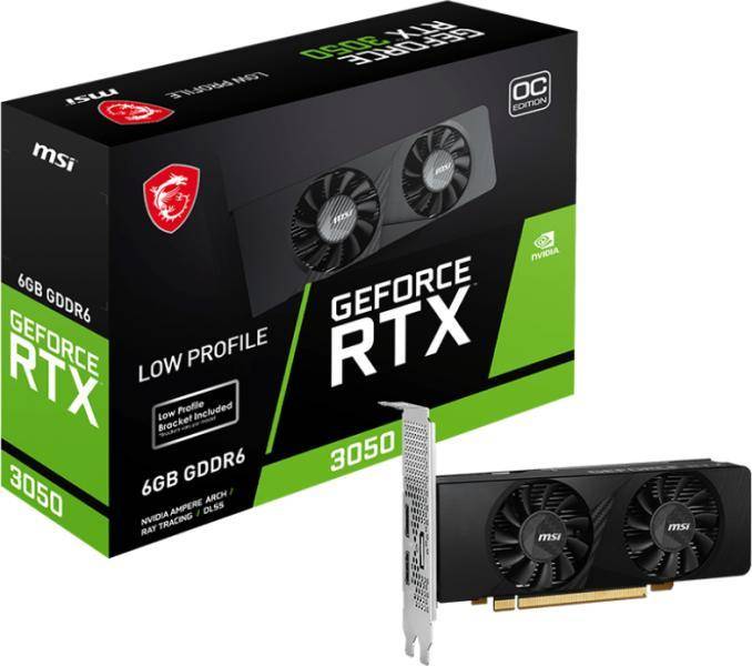 MSI GeForce RTX 3050 OC (Low Profile) 6GB GDDR6