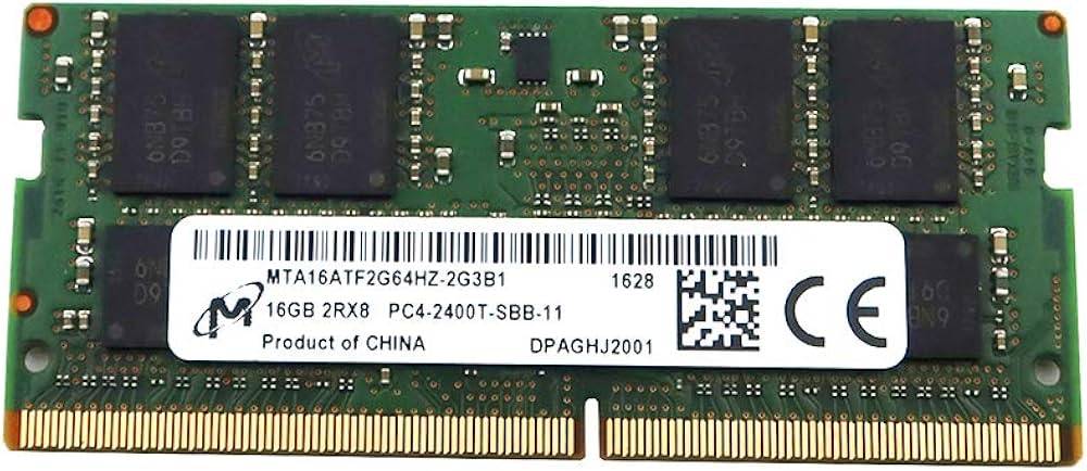 16GB DDR4 2400MHz So-Dimm Micron