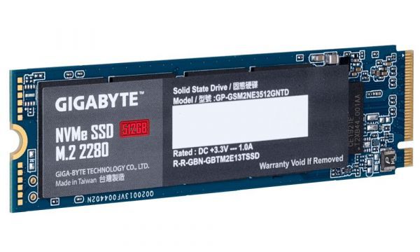 Gigabyte 512GB M.2 2280 NVMe SSD