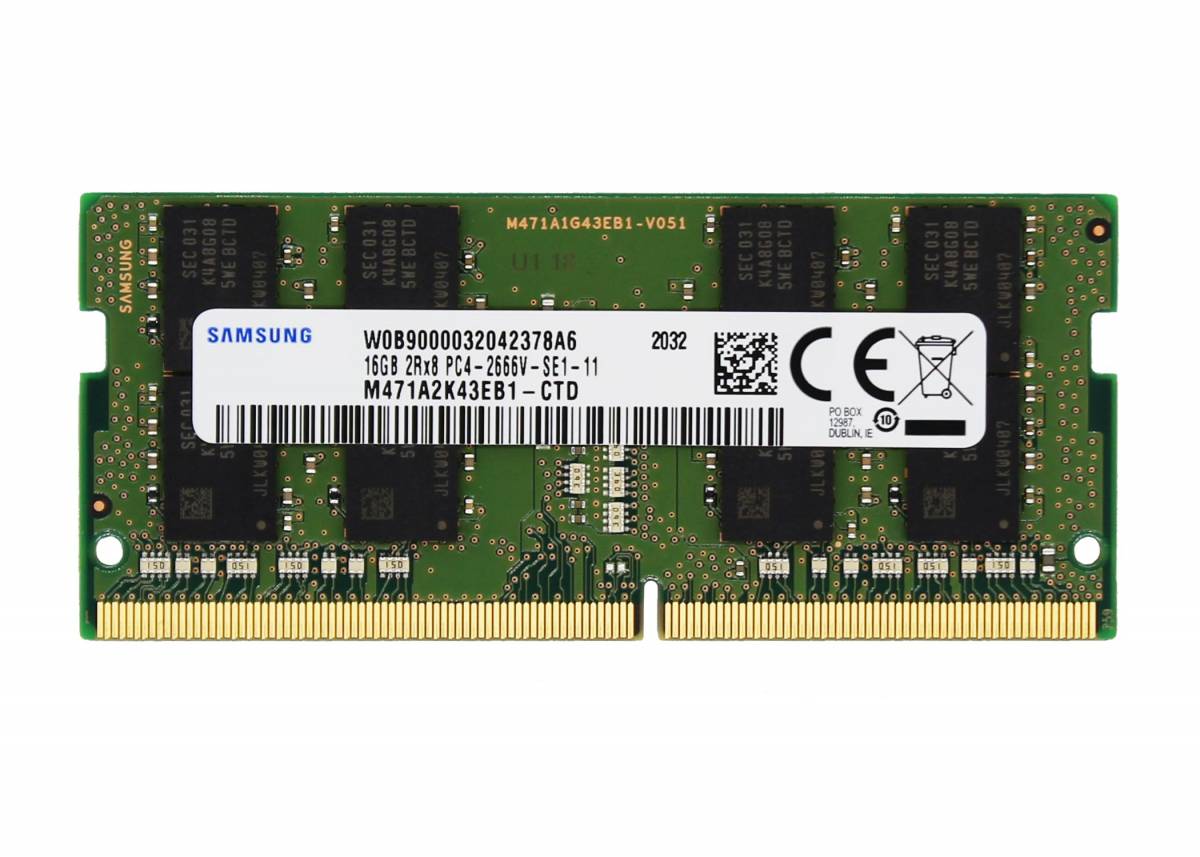 16GB DDR4 2666MHz So-Dimm Samsung