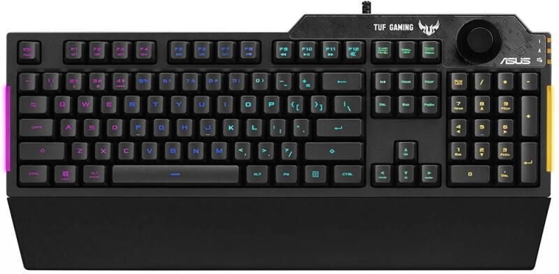 Asus TUF Gaming K1 RGB magyar világító billentyűzet