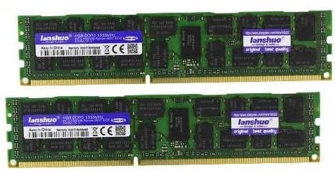 4GB DDR3 PC12800R 1600MHz ECC memória